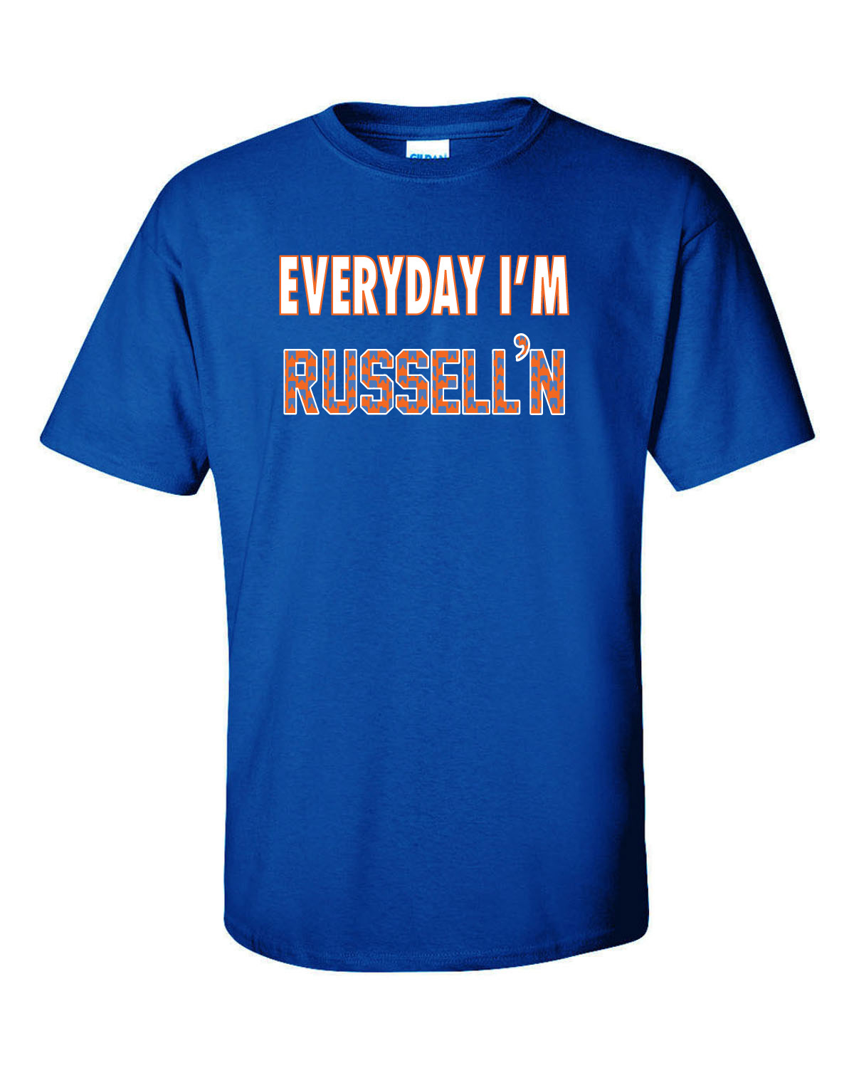 Russell Westbrook Oklahoma City “Everyday I’m Russell’n” jersey T-shirt S-5XL