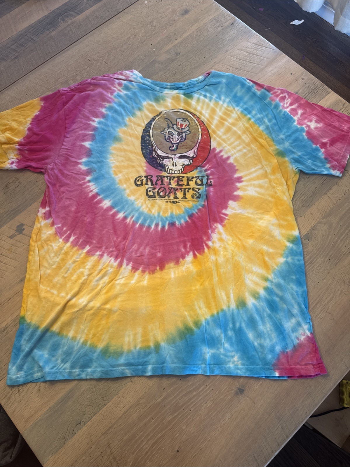 2018 Grateful Dead Grateful Goats Mlb Retro Brand Tie-Dye Shirt Men’s XXL