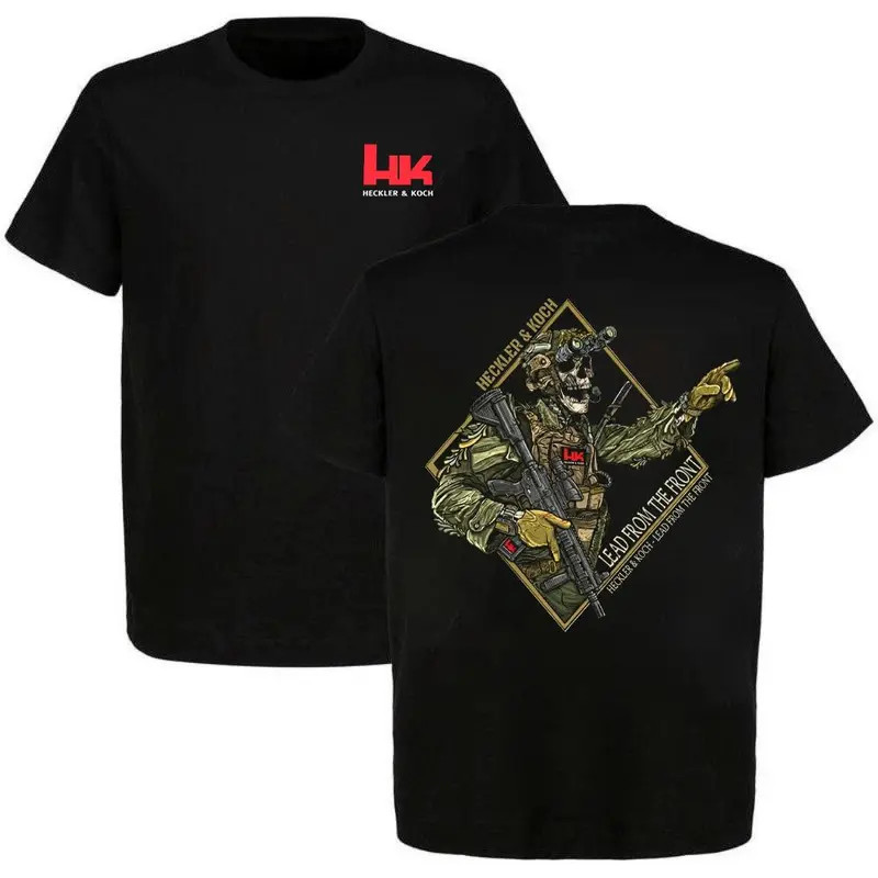 Heckler Koch HK Lead From The Front Tee, Tactical Skeleton Soldier Night Vision