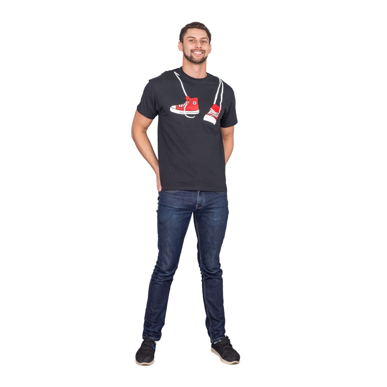 Step Bros Sneakers Shoe Hanging Halloween Movie Cosplay T-Shirt Tee