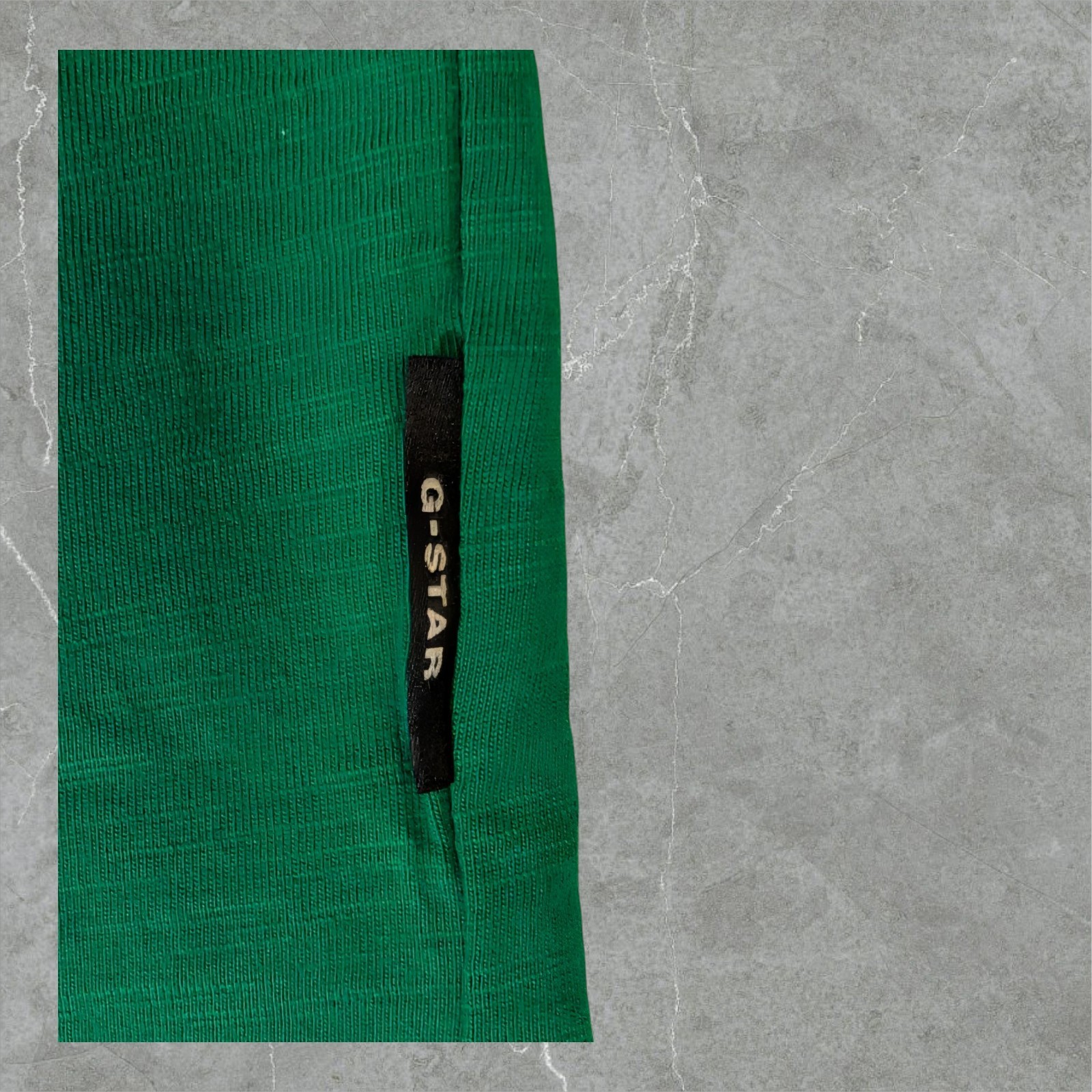 NEW G-Star Raw T-Shirt Men Medium Oversized Jersey Long Sleeve Logo Green