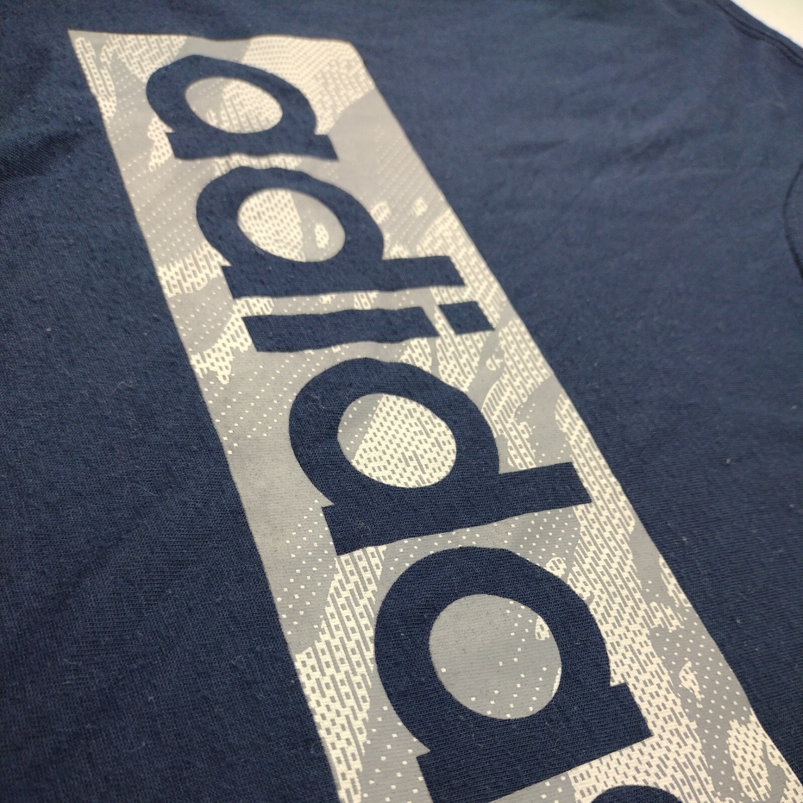 Adidas Men’s XL The Go To Performance Tee Short Sleeve Crew Neck Blue Logo