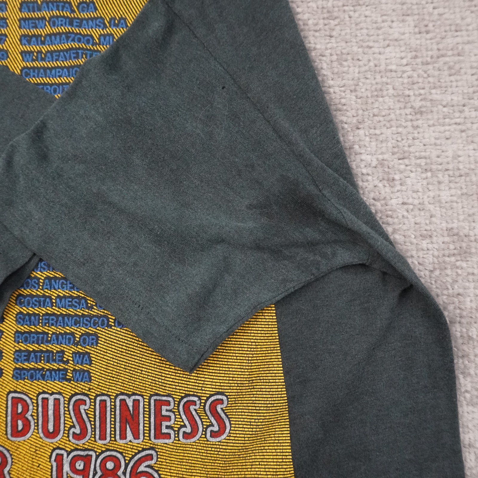 Vintage The Firm Mean Business Tour Music Mens XL Black Short Sleeve T-Shirt