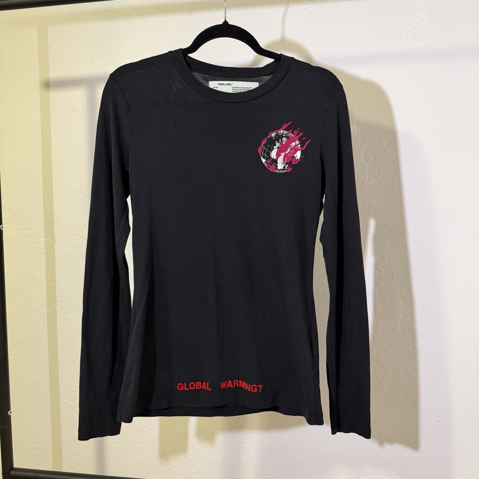 Off-White Global Warming Long Sleeve T-Shirt