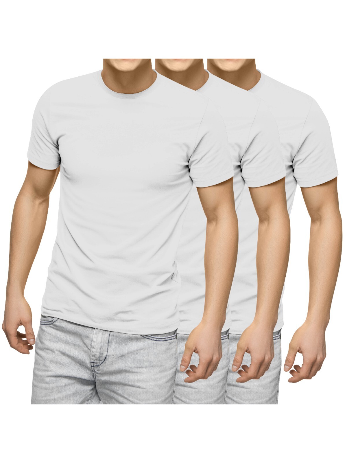 Hat and Beyond Mens Essentials Crew Neck Short Sleeve T-Shirts Lightweight Tee