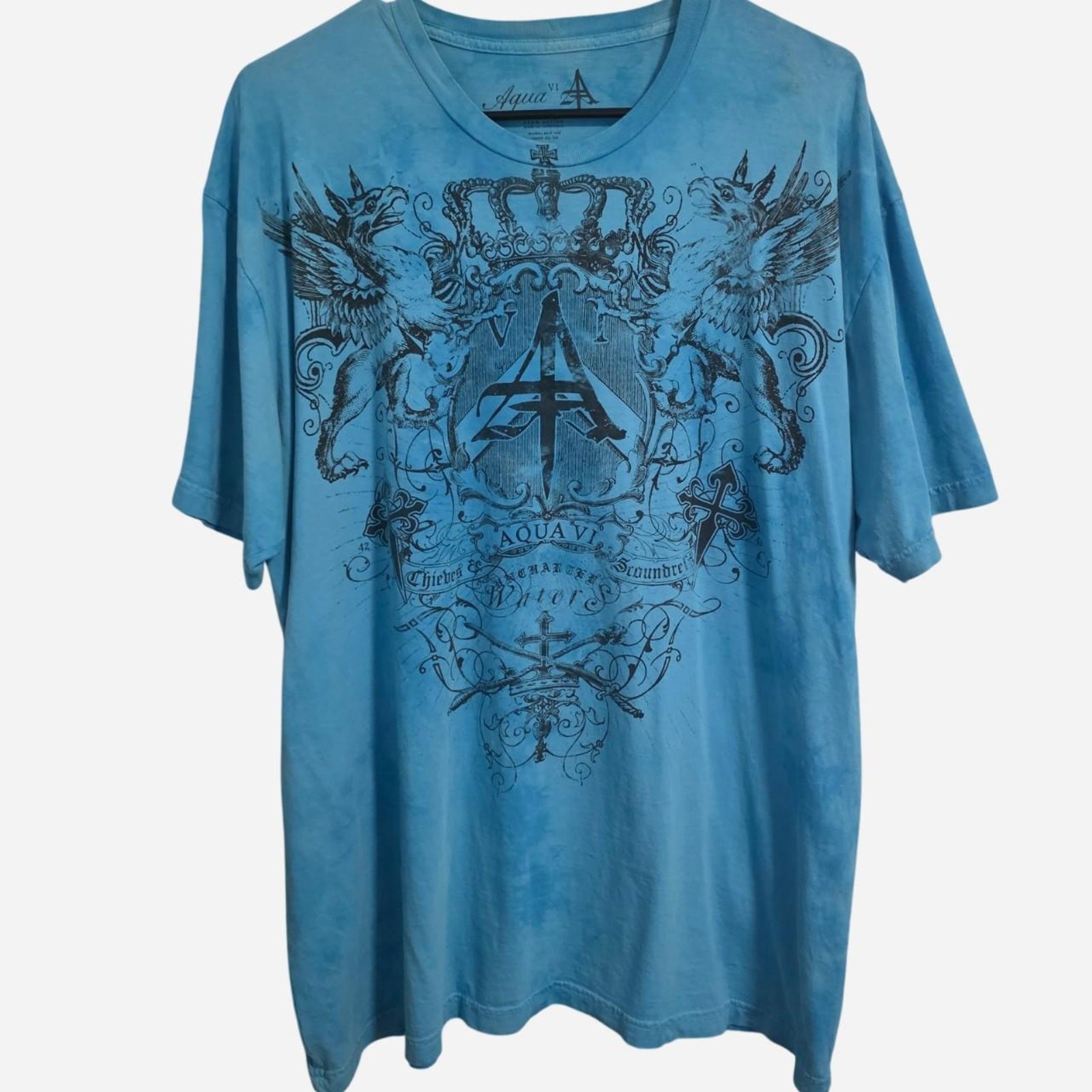 Crazy Y2K Aqua VI Graphic Tee