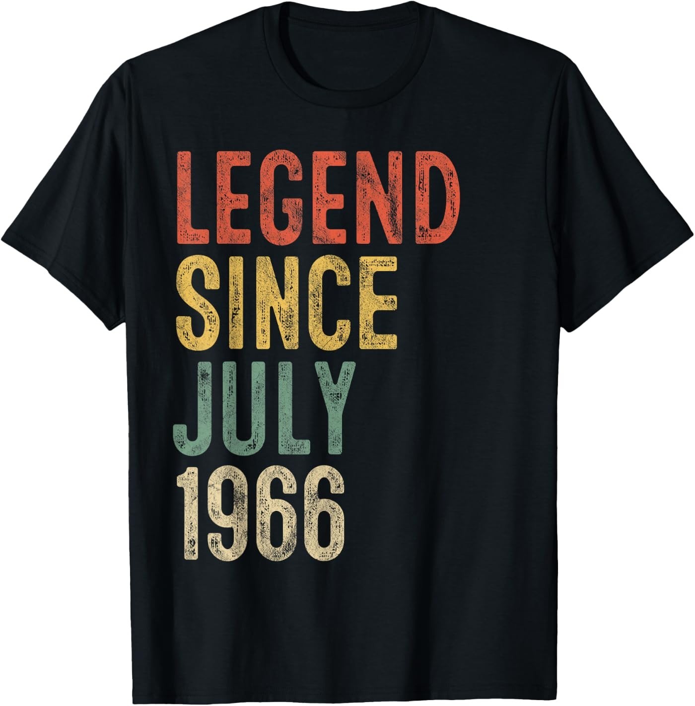 Legend Since July 1966 60th Birthday Men Women 60 Year Old T-Shirt