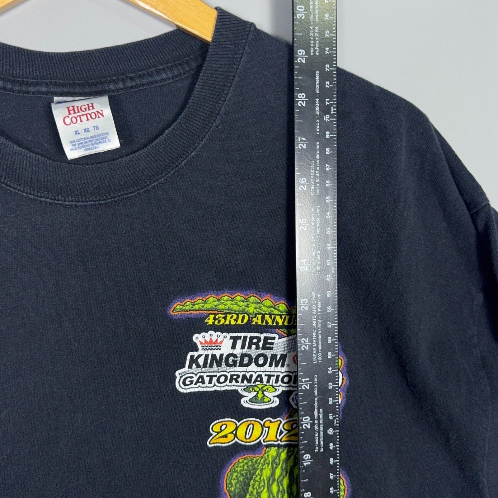 NHRA Gatornationals 2012 T-Shirt Mens Size XL Gainesville Black Racing
