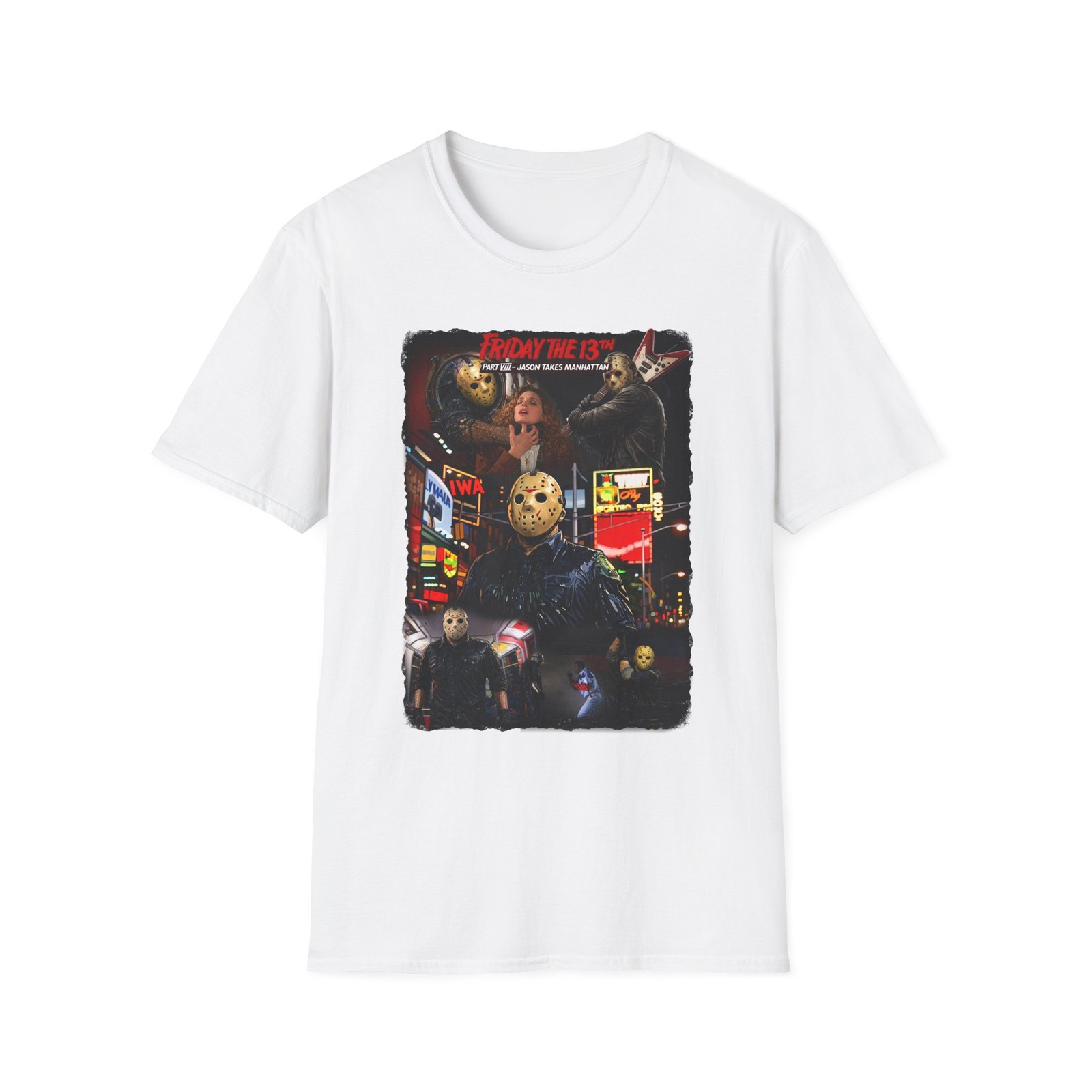 Friday the 13th – jason takes Manhattan Collage T-Shirt |
