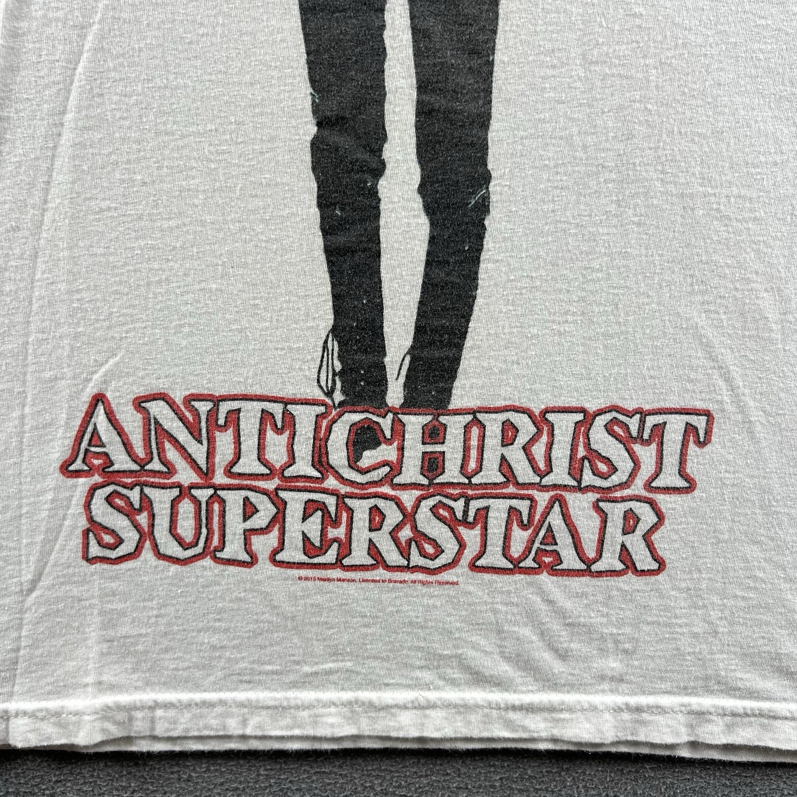 Marilyn Manson Antichrist Superstar Shirt Mens Large White Bravado Vintage Rap T