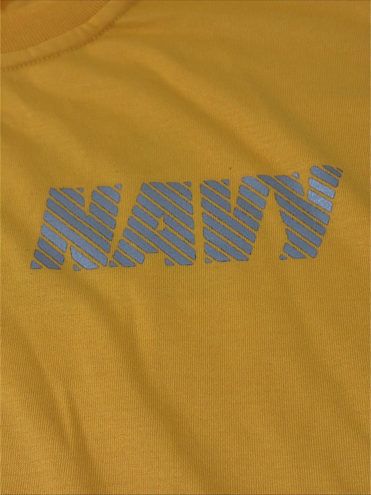 Undershirt Navy Physical Fitness Uniform T-shirt Short Sleeve Size Medium