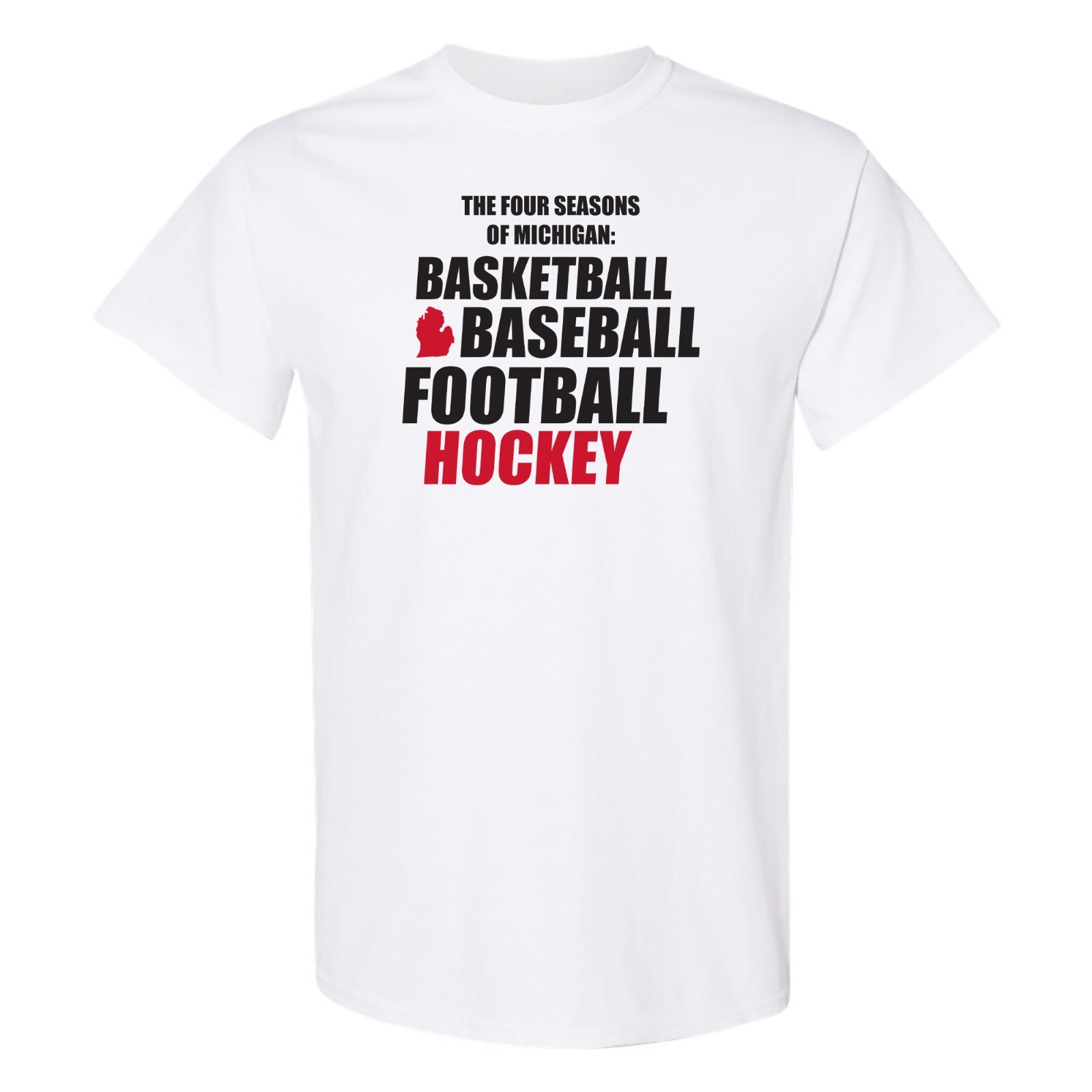 Four Seasons of Michigan T-Shirt