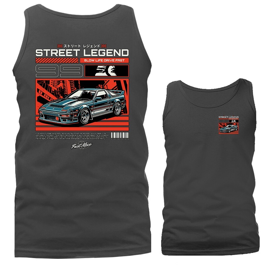 Street Legend Imported Tuned Custom JDM Sports Car Tank Top