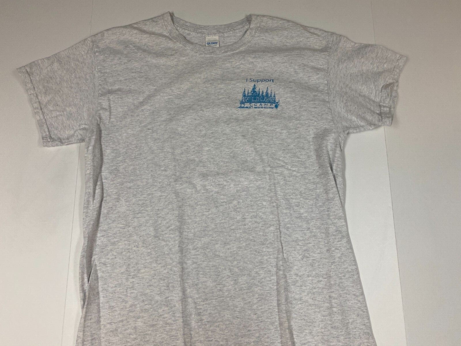 Camp Wildlife Mens shirt Large gray