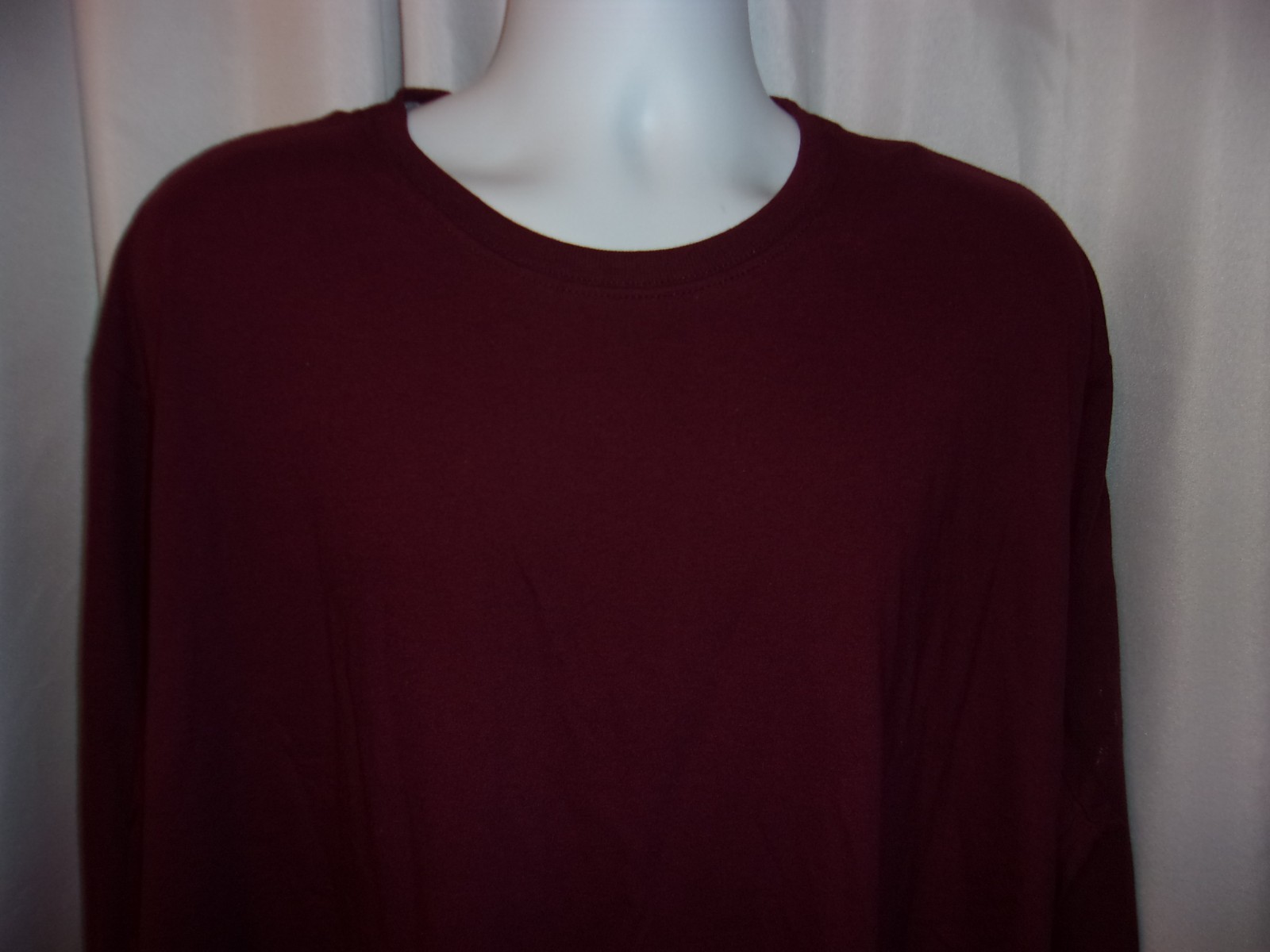 NWT RUSSEL ATHLETIC Maroon Long Sleeve Dri Power T Shirt SIZE 3XL
