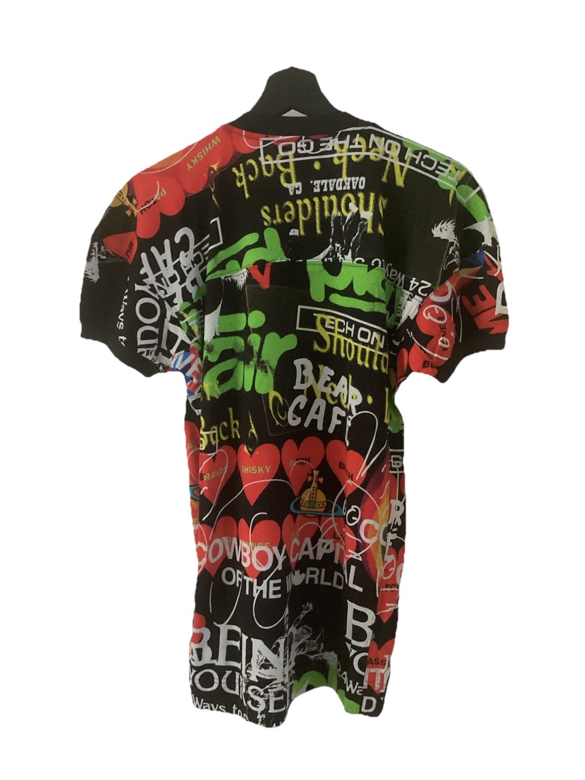 Vivienne Westwood T-Shirt, UK M, Black Football T-Shirt, UK Size M, BNWT