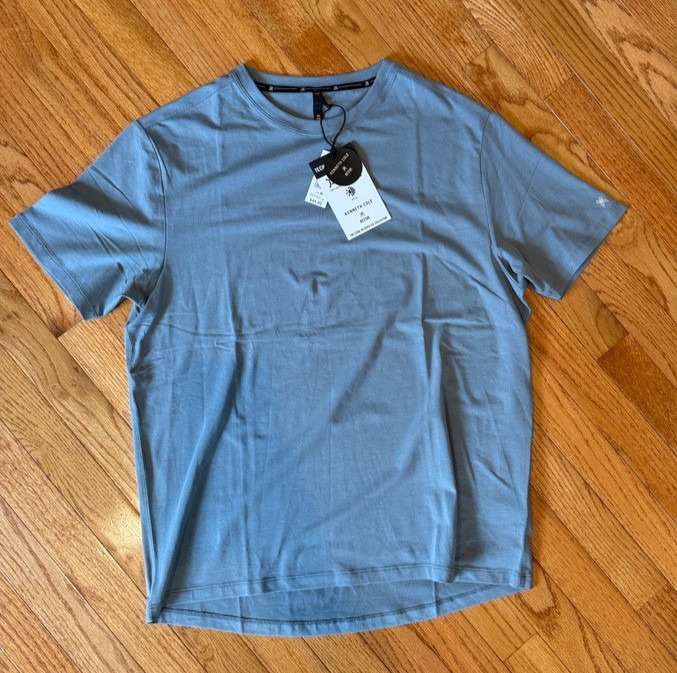 Kenneth Cole Men’s Tech SS Tee Shirt Active Stretch Crew Neck NWT – MSRP $49