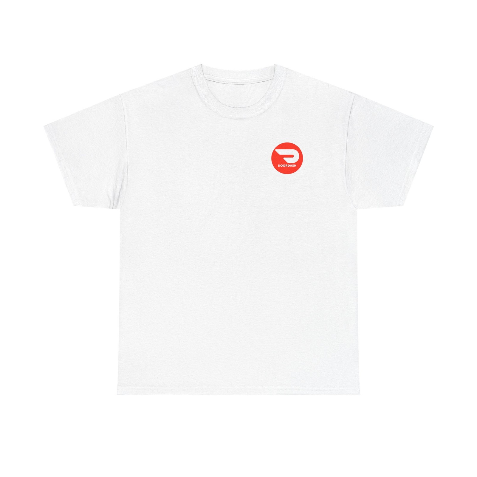 Food Dash Delivery Unisex Tee Door Restaurant Worker Shirt Front & Back Print