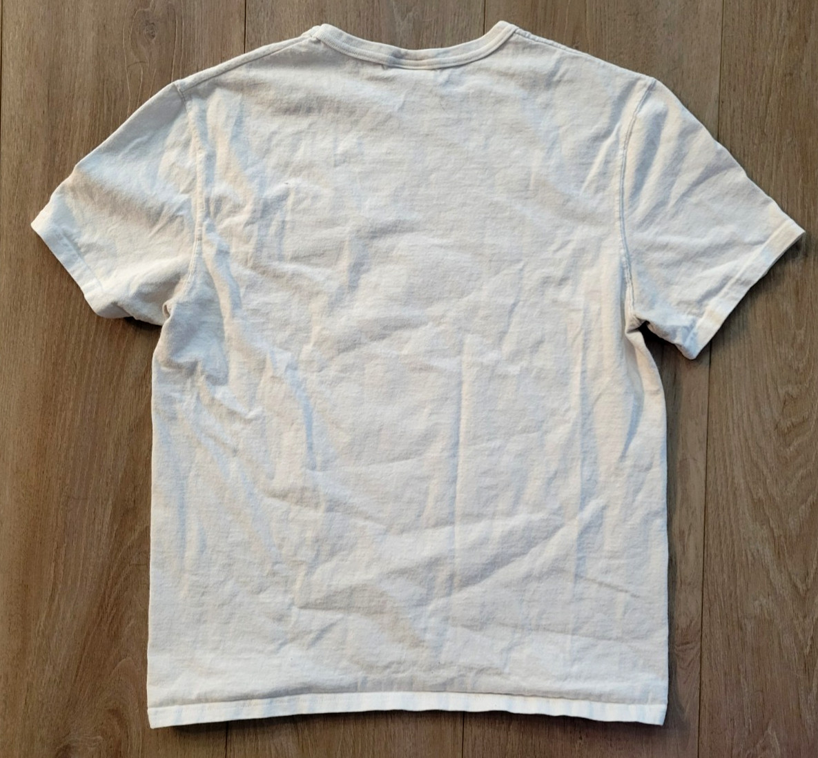 Champion Mens Embroidered Logo Shirt Med White Short Sleeve T-Shirt Vintage Y2K