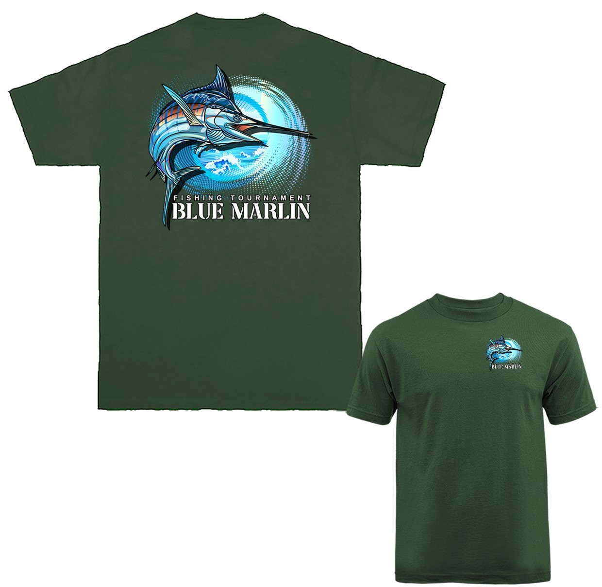 Blue Marlin – Ocean Trophy Fishing Tournament Outdoor Sports T-shirt