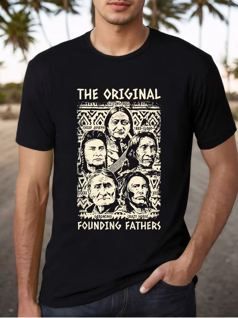 Men’s Limited Edition Native American Indian Tribe Graphic T-Shirt – “The Origin