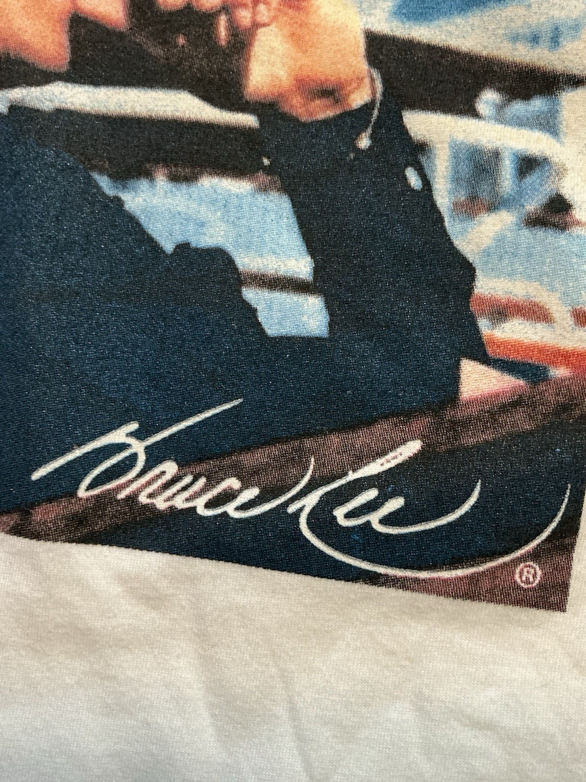 Tailgate Clothing Company Bruce Lee Sunglasses Shades Martial Arts T-Shirt Sz. L