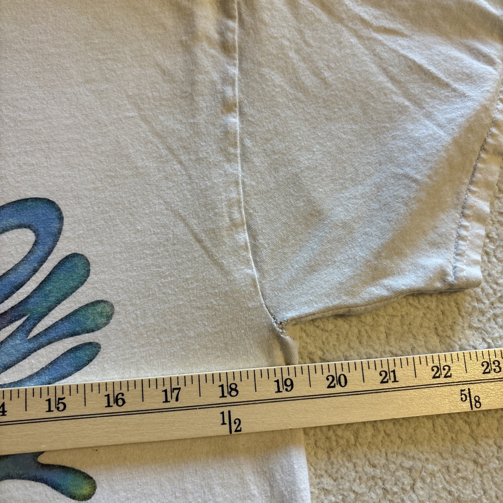 Bob Ross T Shirt Mens M 100% Cotton “Good Vibes Only” w Tie Dye Tee White