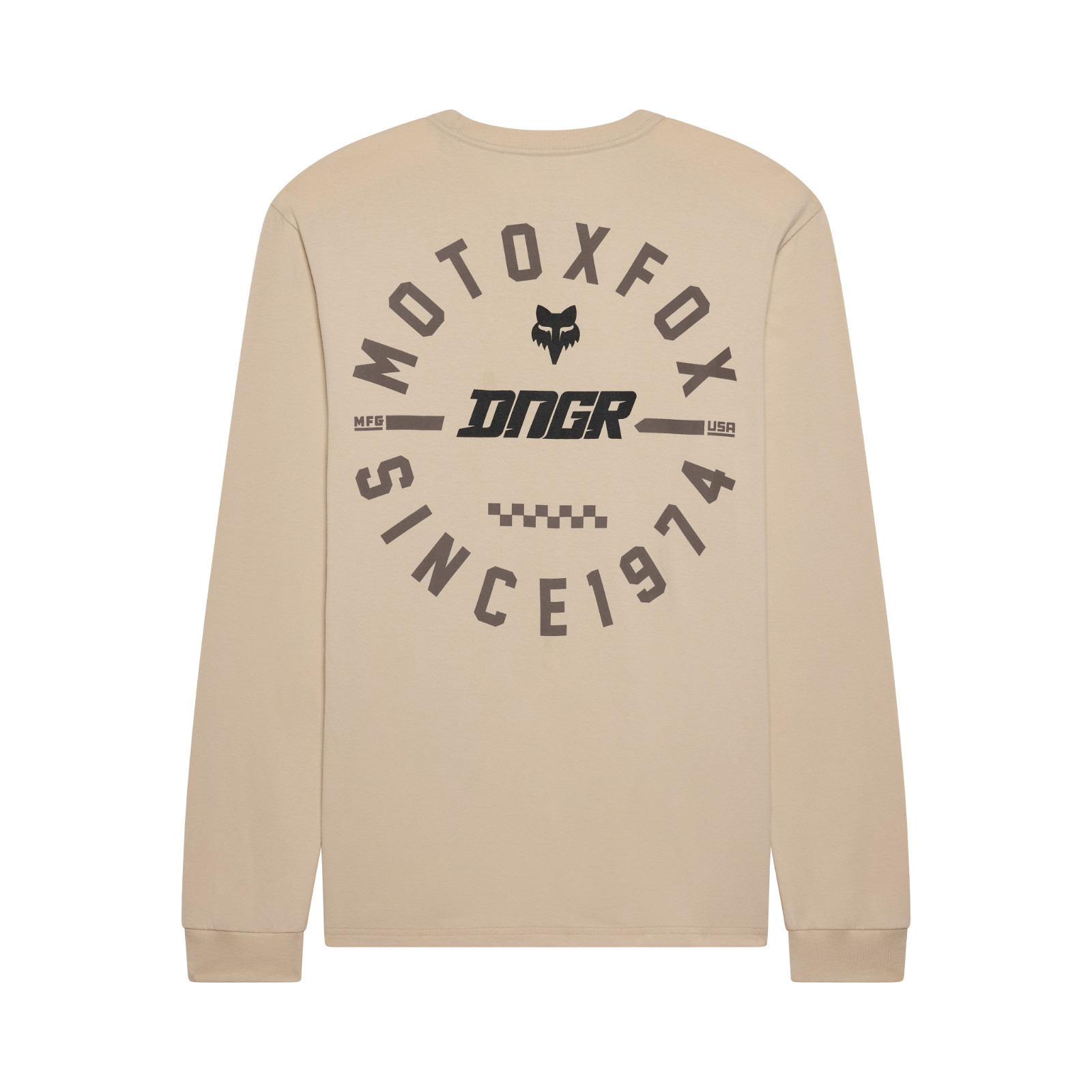Fox Racing DNGR 195 Original Long Sleeve Tee Oat Medium