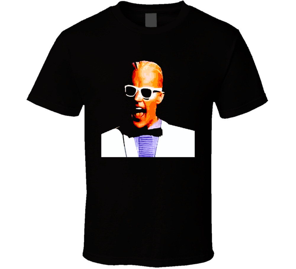 Max Headroom Tv Show 80S Retro Black T Shirt