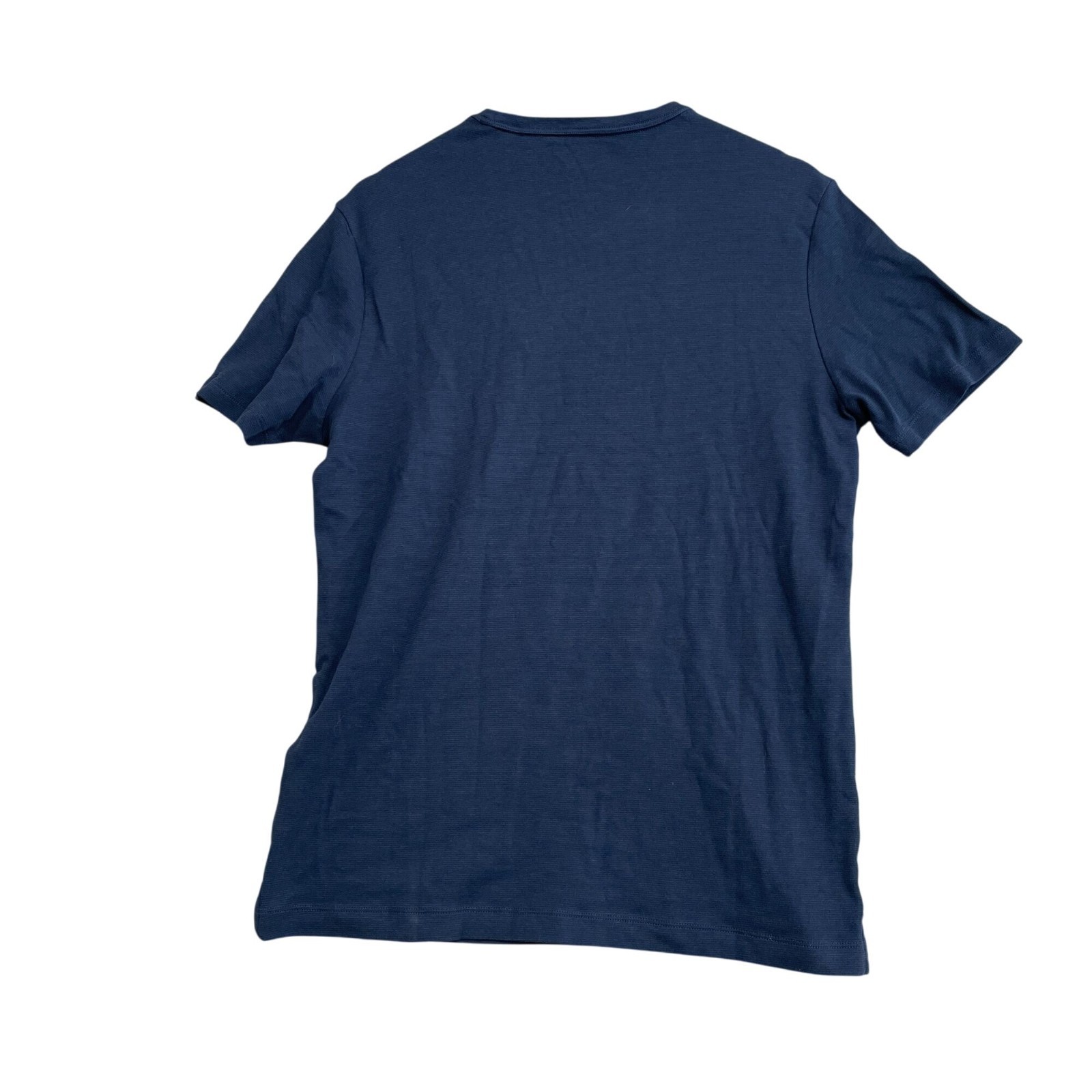 NEW Banana Republic Men’s M Luxe Touch Performance Tee 100% Cotton Navy Blue