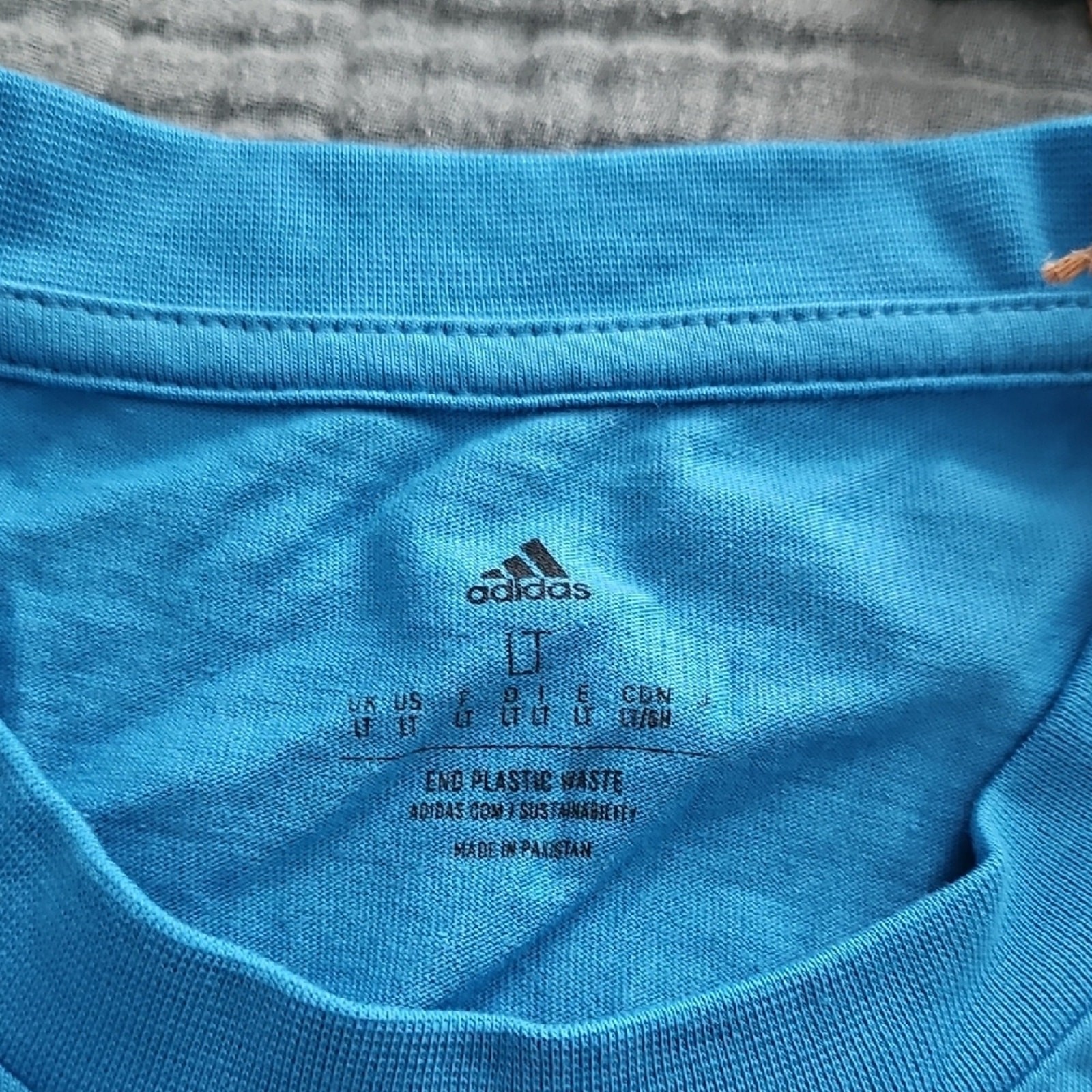 Adidas Men’s Large Blue “Boost Rocket” Graphic T-Shirt NWT