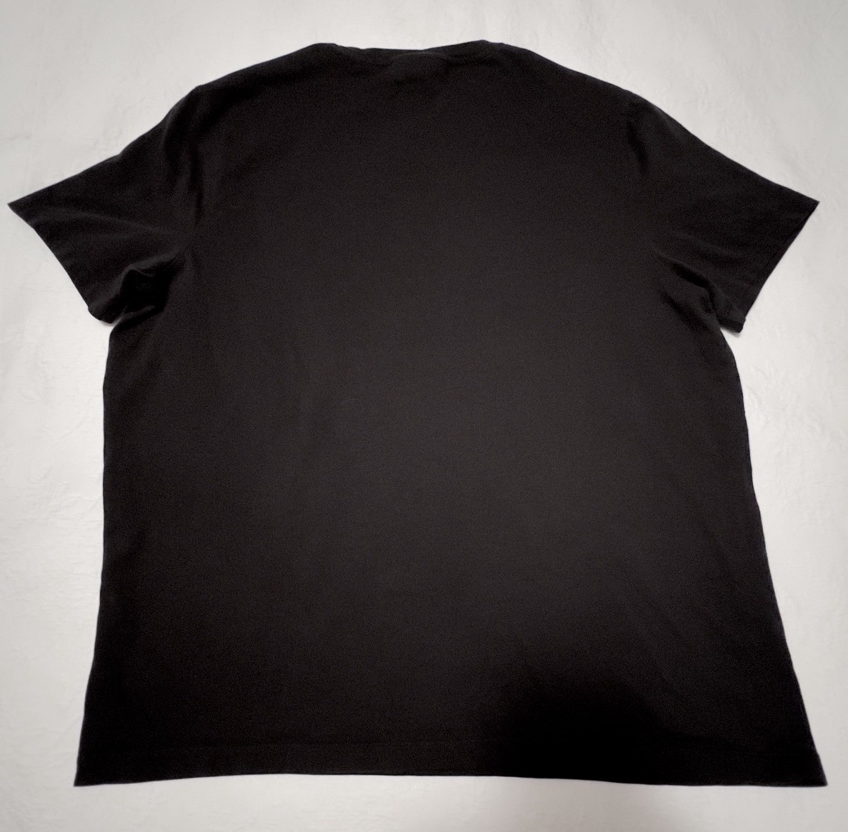 Michael Kors Crew Neck Logo Black 100% Cotton Casual Short Sleeve Sz L