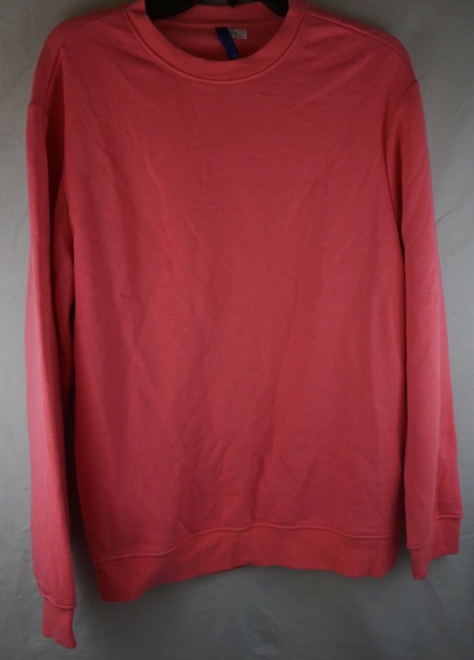 Men’s H&M Divided Pink Long Sleeve Sweat Shirt Sz XS NWOTags