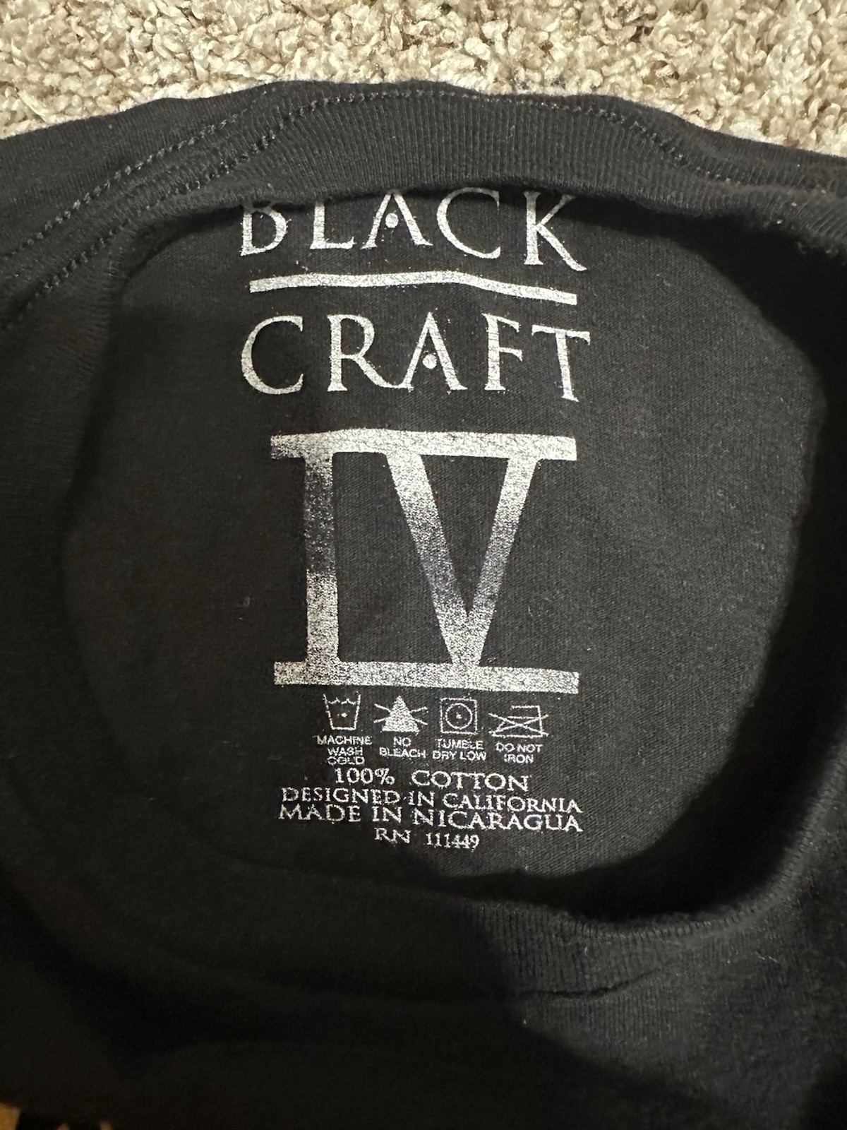 Blackcraft Cult Graphic Tee T-Shirt Large: Reaper And Jack-O’-Lantern Halloween