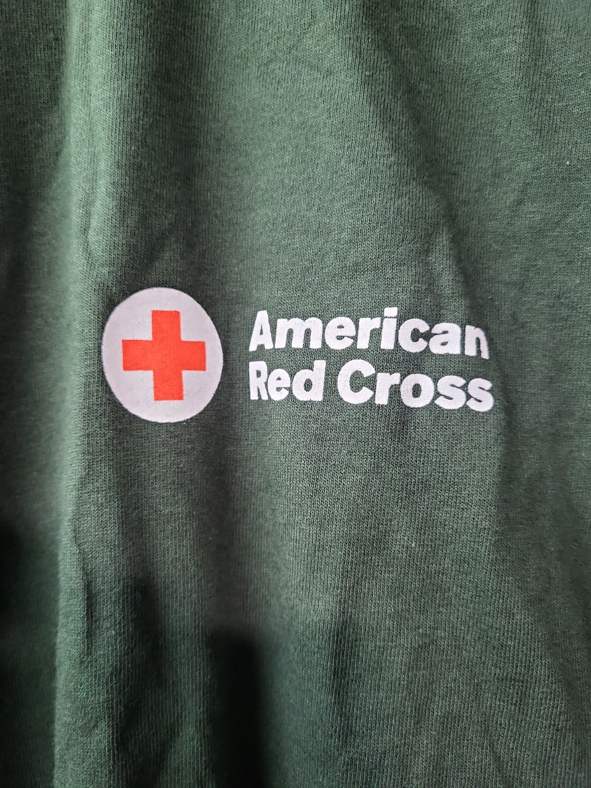 American Red Cross Yeti Set Donate Long Sleeve 2XL T-Shirt Gildan Ultra Cotton