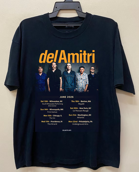 Del Amitri Band Live In Concert T Shirt Full Size S-5XL