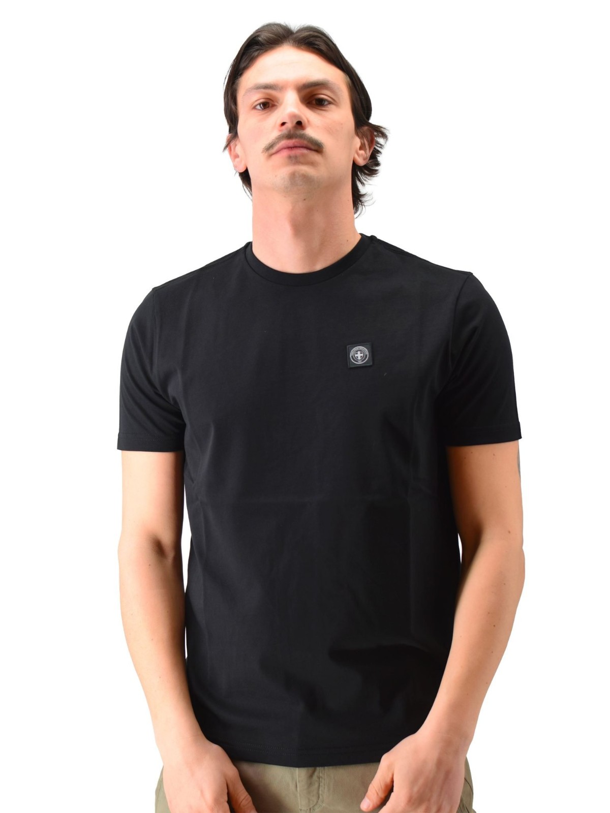 🔵 Three Stroke – Minimum 0011-SS25 Black Men’s T-Shirt New SS26