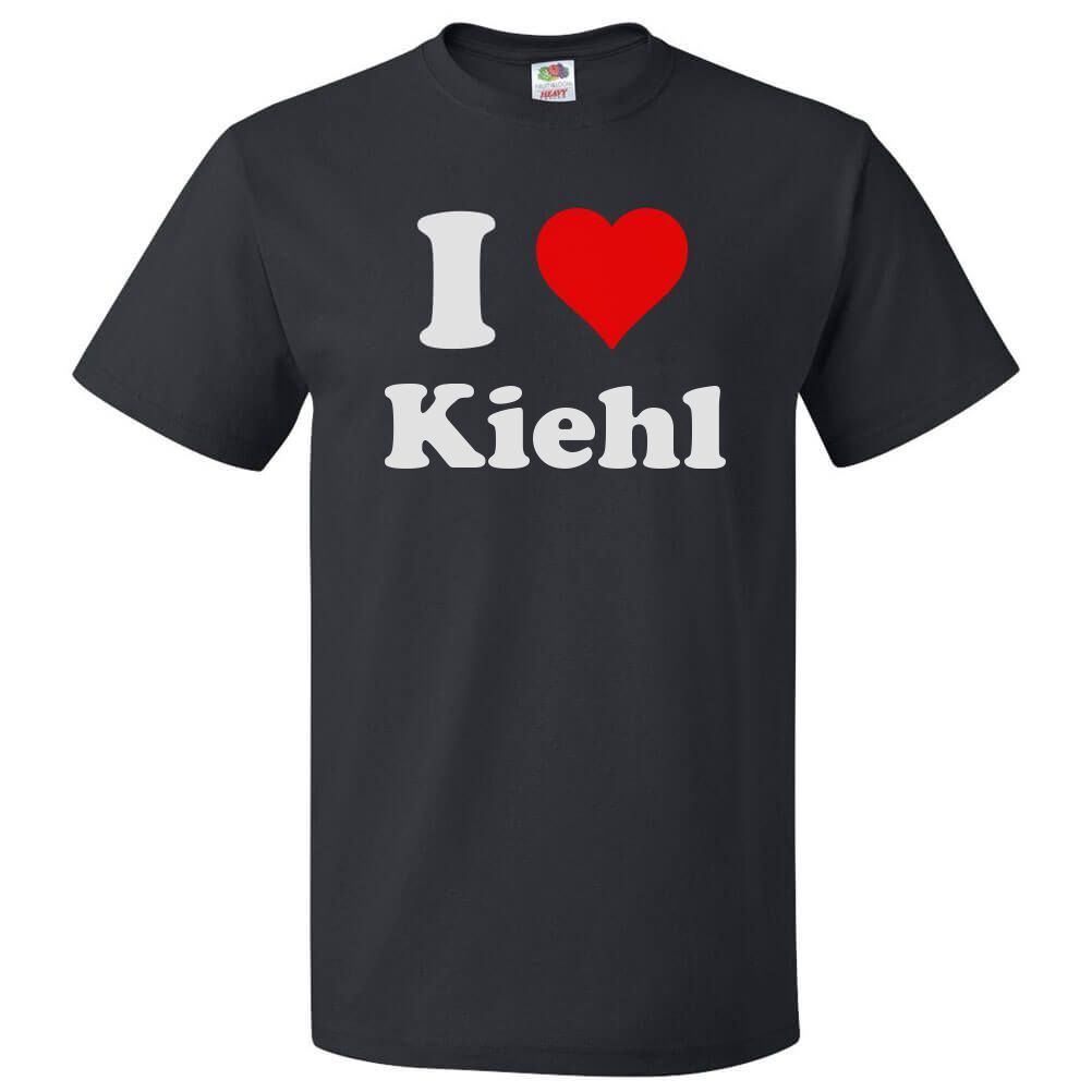 I Love Kiehl T shirt I Heart Kiehl Tee