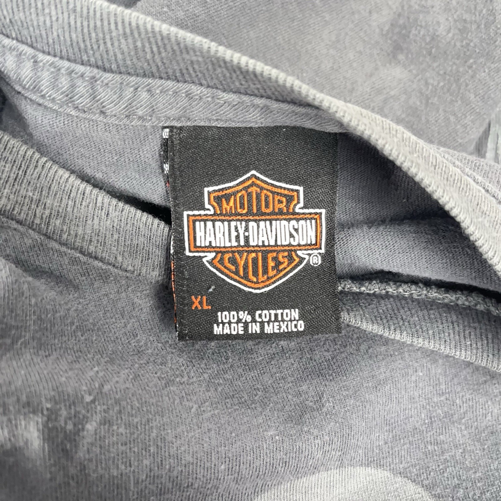 Harley-Davidson Shirt Men’s XL Gray Orlando Florida Racer Eagle Graphics