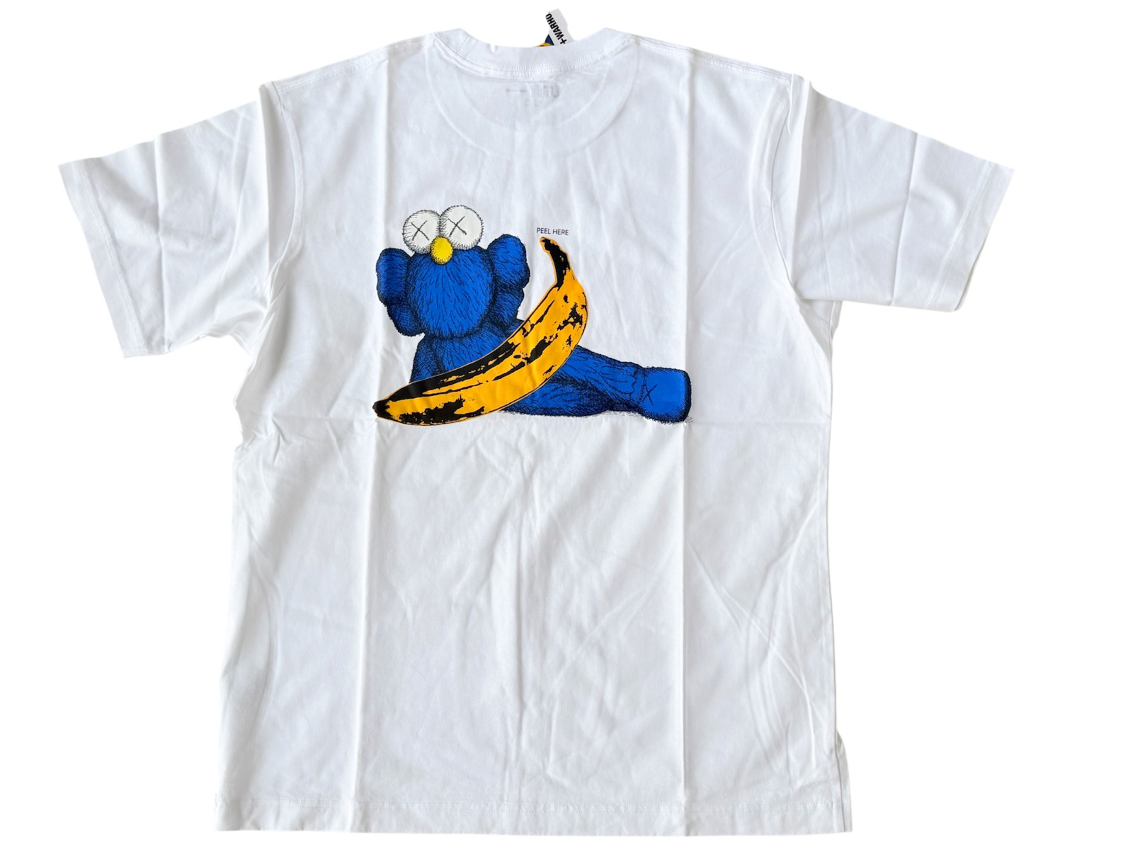 KAWS x Andy Warhol x UNIQLO NWT Mens T-Shirt Size L White