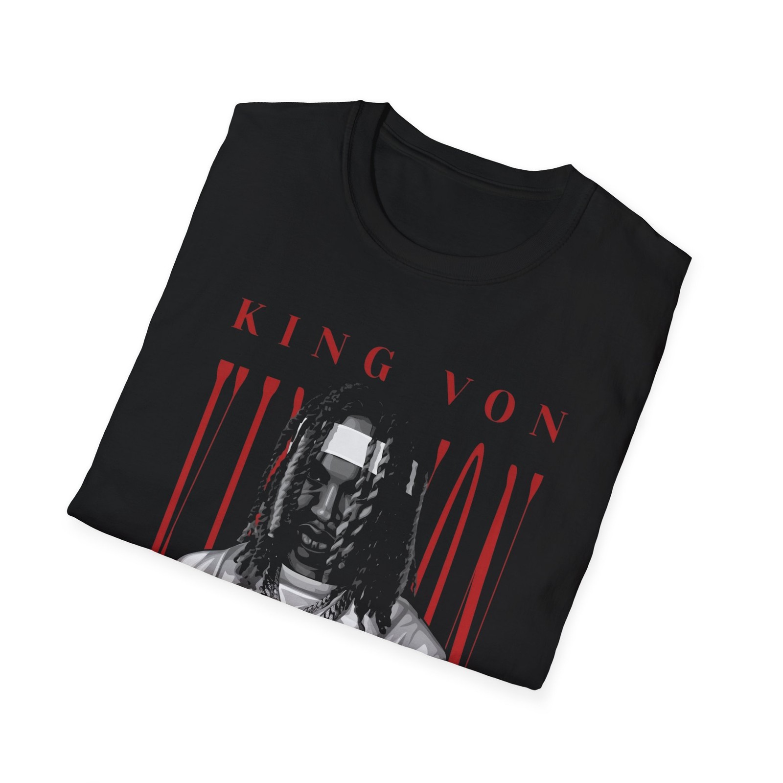 King Von Hip Hop Rap Graphic T Shirt Vintage Fan Tee
