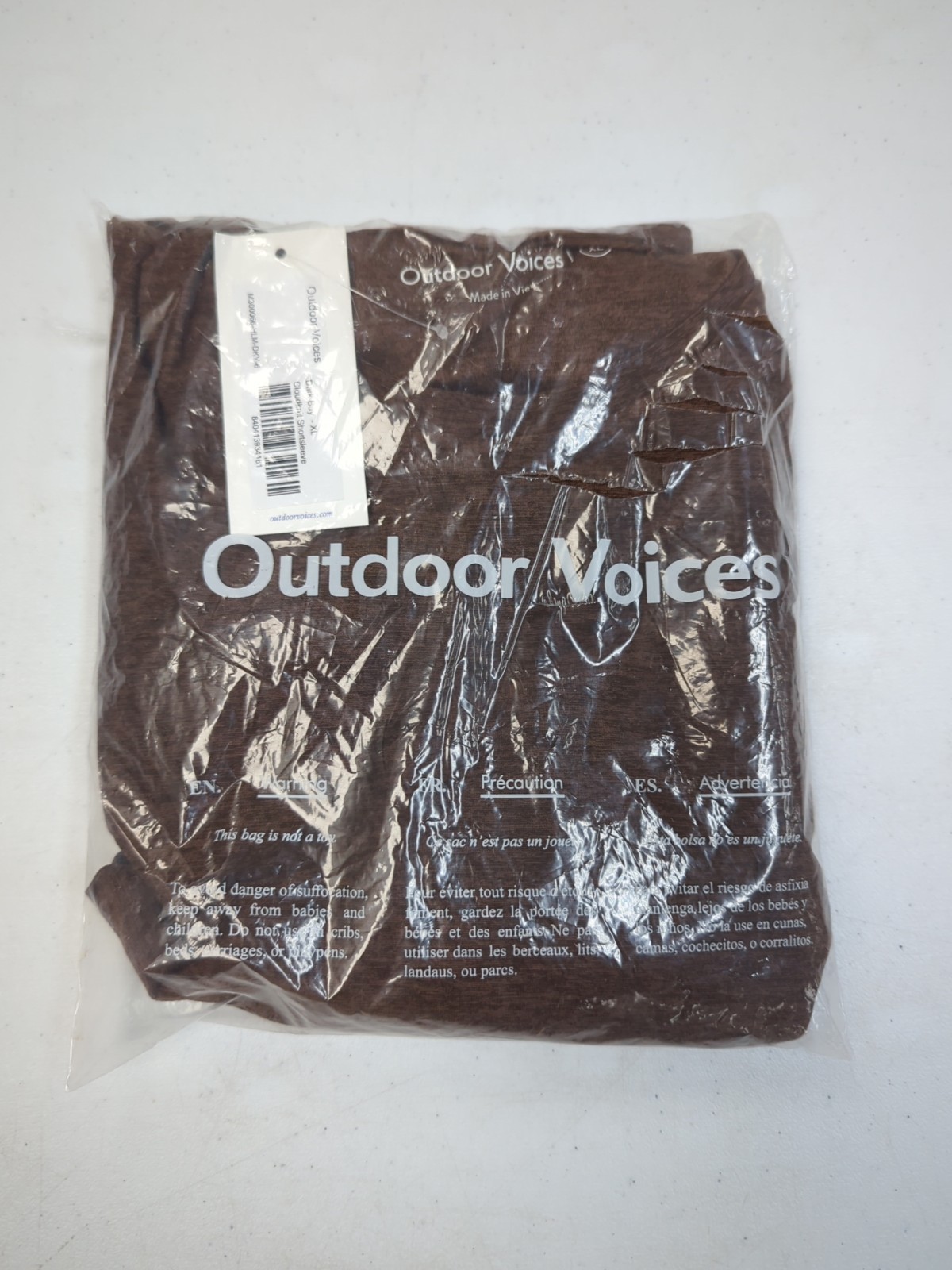 New Outdoor Voices Cloud Knit Short Sleeve Tshirt Men’s Size XL