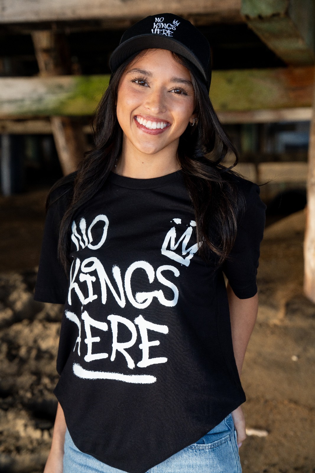 No Kings Here Graffiti Registered TM Black Tee T-Shirt NWT XS S M L XL 2XL