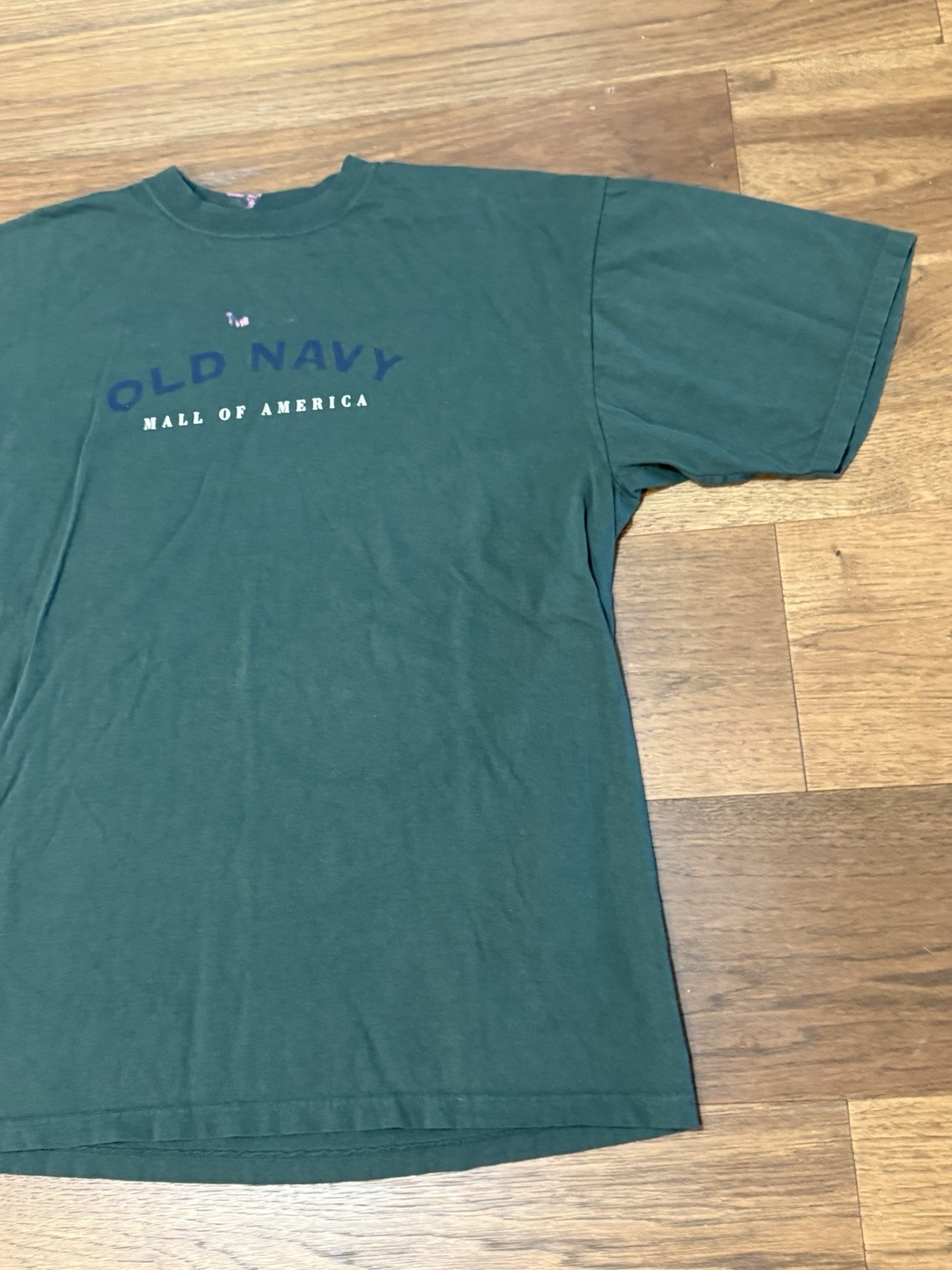 Vintage 90s Old Navy Center Logo Spellout T-Shirt Mall Of America Men’s XL USA