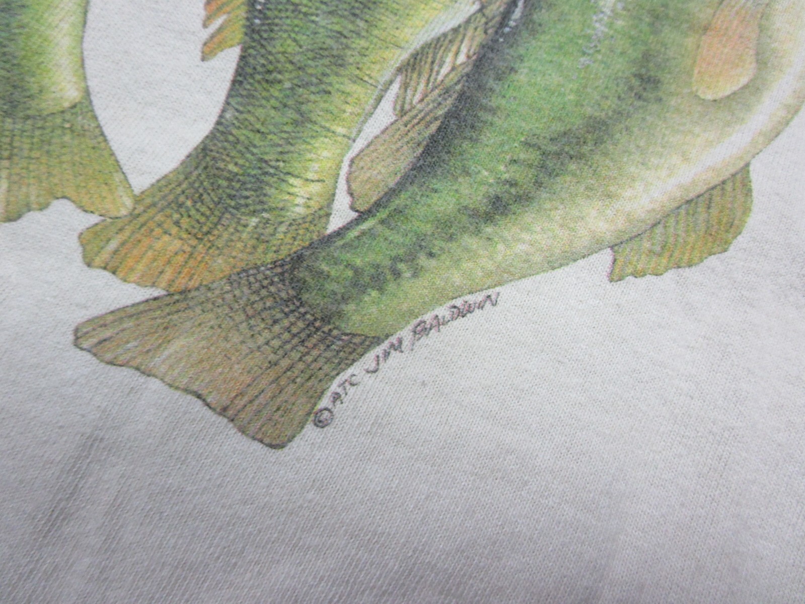 Vintage Fishing Pocket T Shirt (L) Men’s Annapolis Trading Co. USA Made Outdoors