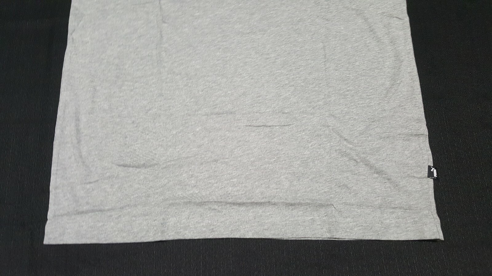 Puma Mens Graphic Tee Graphic Logo Gray Regular fit