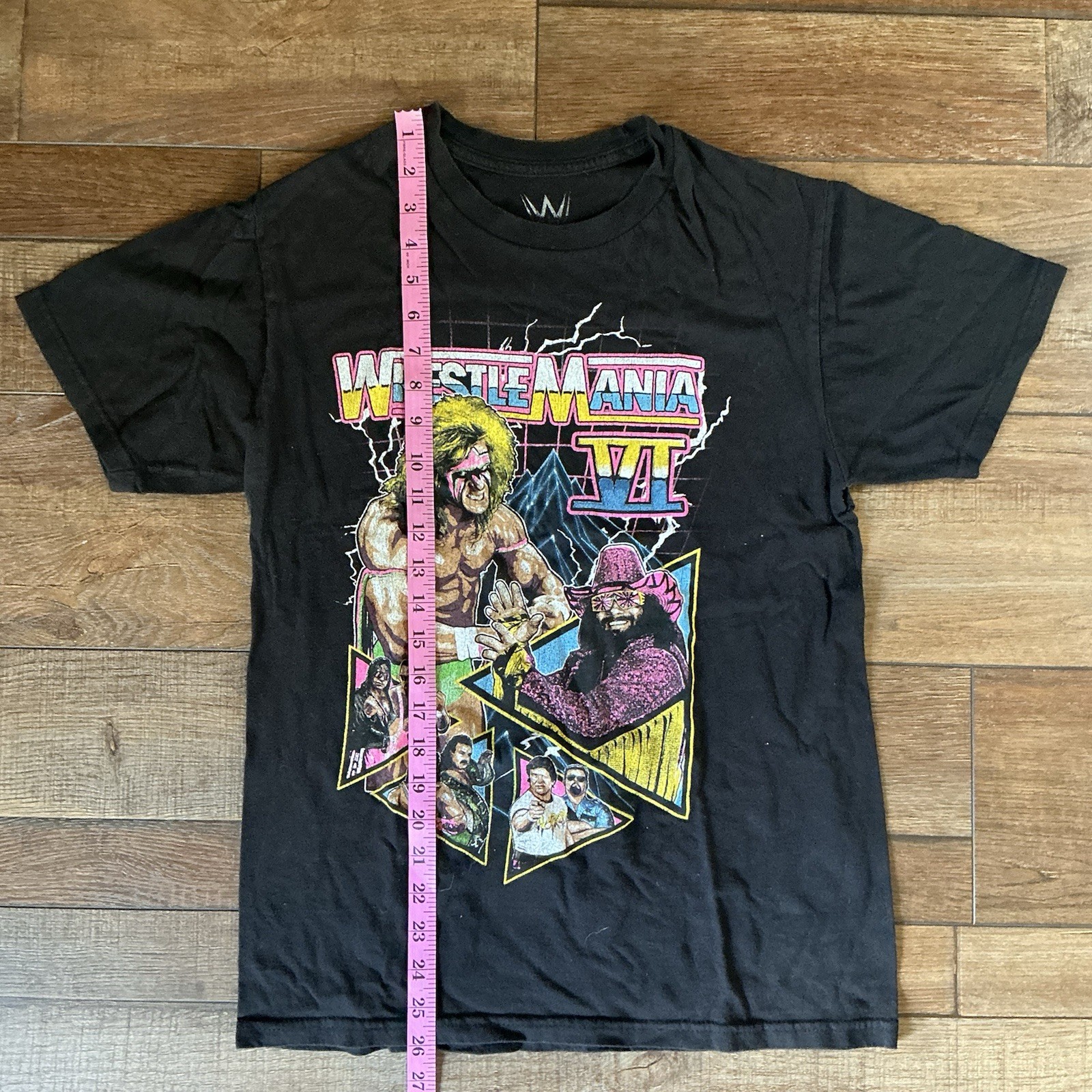 WWE WrestleMania VI Hulk Hogan Ultimate Warrior Macho Man T Shirt Men’s S #21819