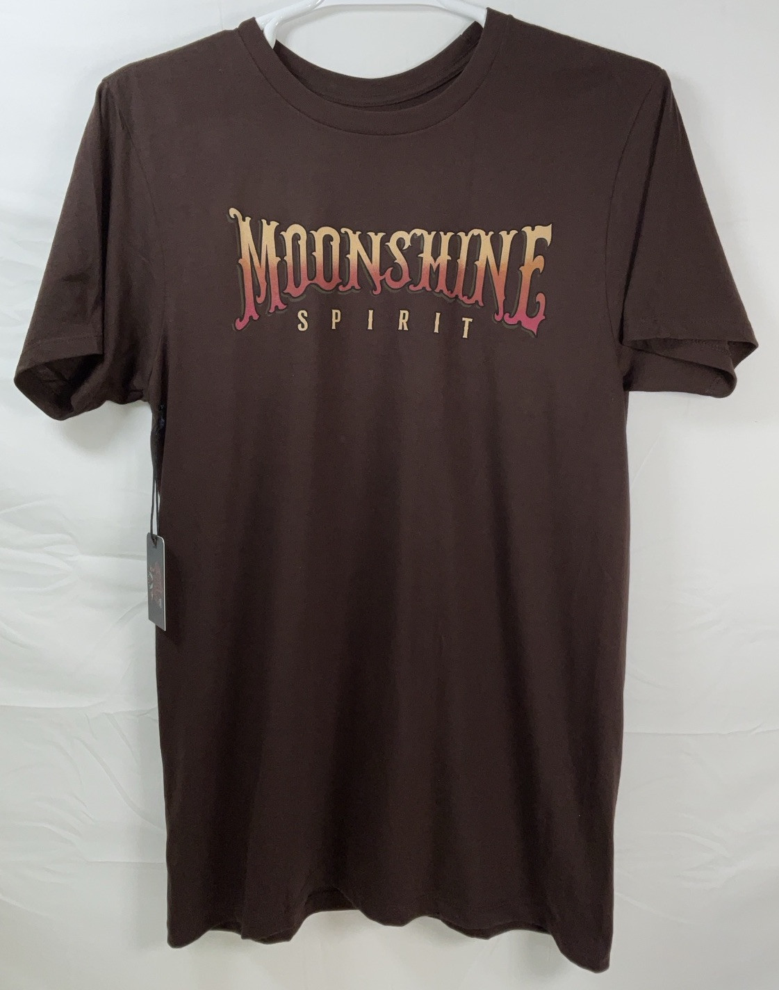 NWT Men’s Brad Paisley Moon Shine Spirit Comes Alive Guitar T-shirt Brown Medium