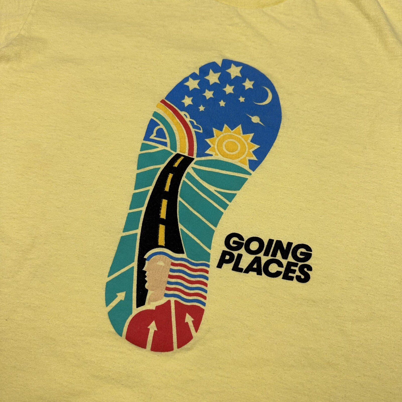 Vintage 90s Going Places Nature Outdoor Graphic T-Shirt Men’s Size XL USA Made
