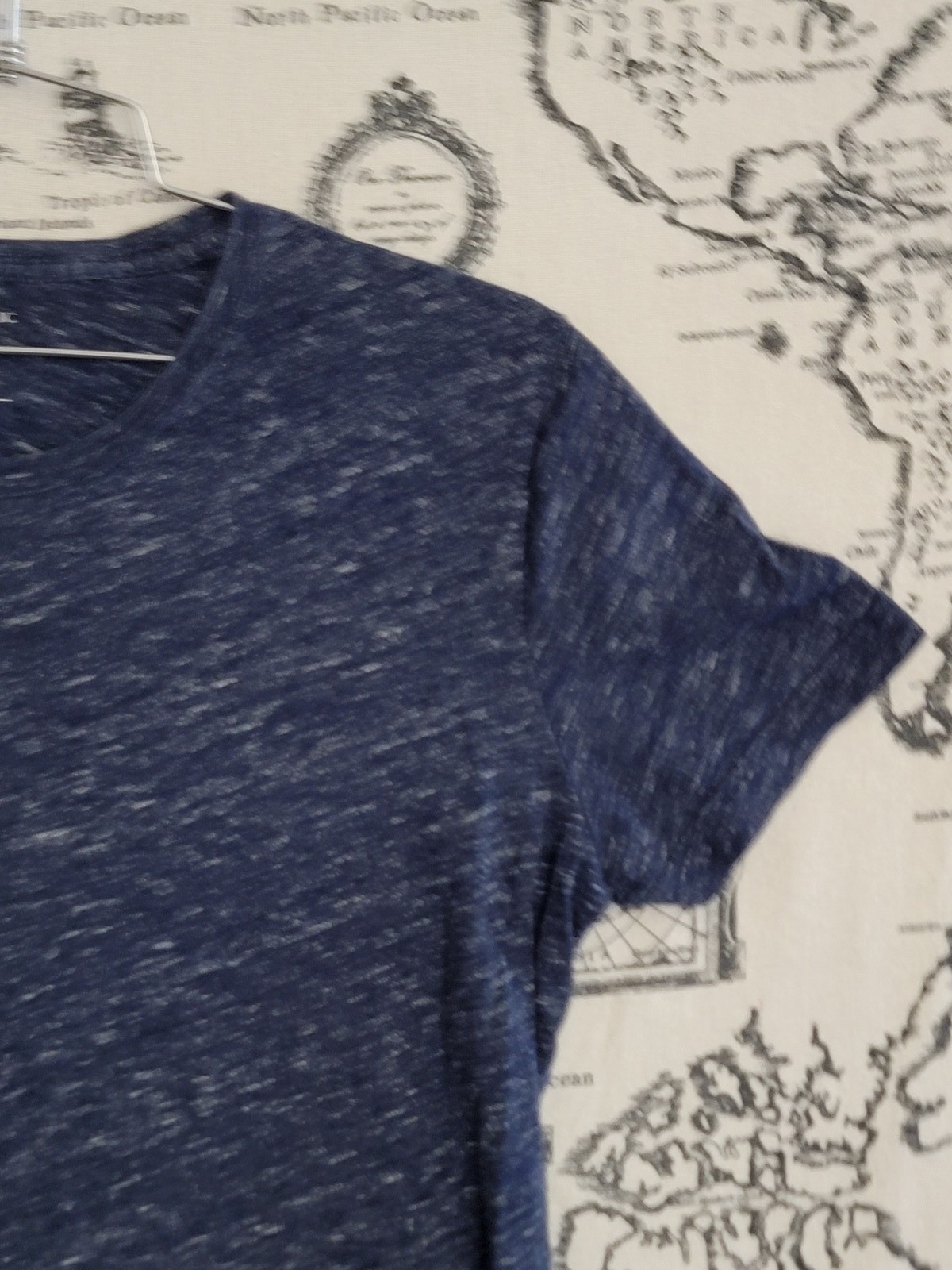 Banana Republic Men’s Tech Cotton T-Shirt Blue Moisture Wicking Size M